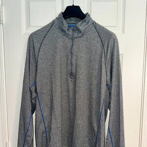 Tommy Bahama Tidal Tech IslandZone® Half-Zip Sweatshirt – Men’s XL – Coal